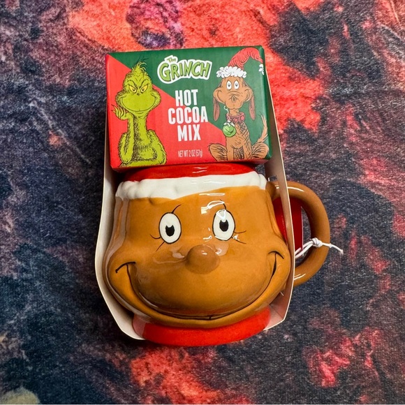 The Grinch Other - 💜 The Grinch Max the Dog Hot Cocoa Mix & Mug Gift Set - NWT